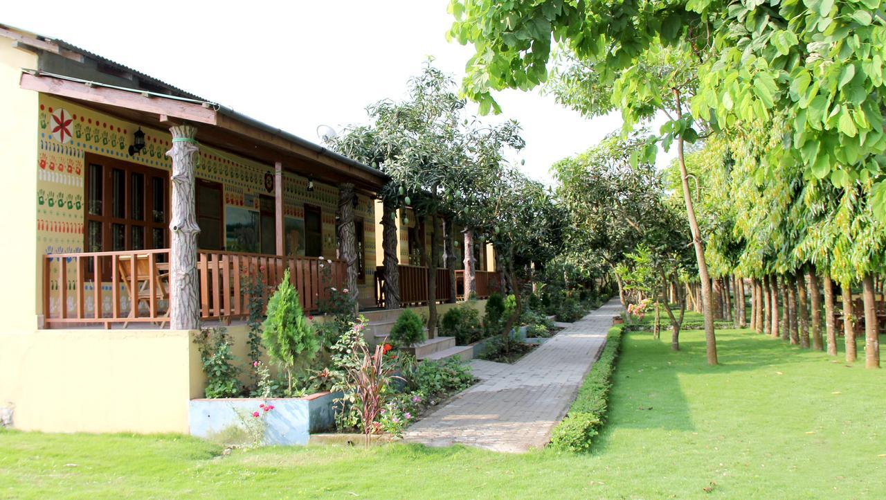 Rhino Land Jungle Lodge Sauraha Extérieur photo